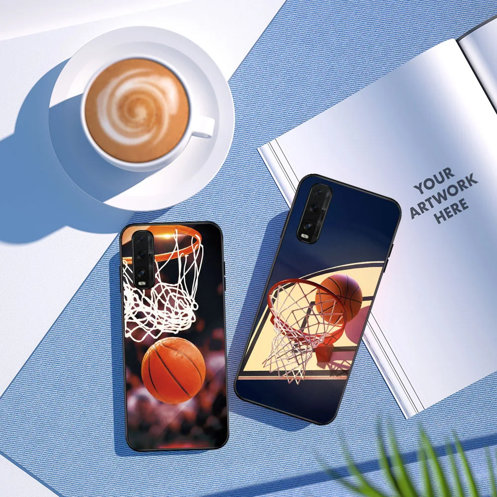 Фото ID-7 баскетбольная спортивная мягкая искусственная кожа для OPPO Reno A53S A16 A16S A54S Find X3 2F 2Z 4 5 6 6Z A55 A56 Lite Pro №5