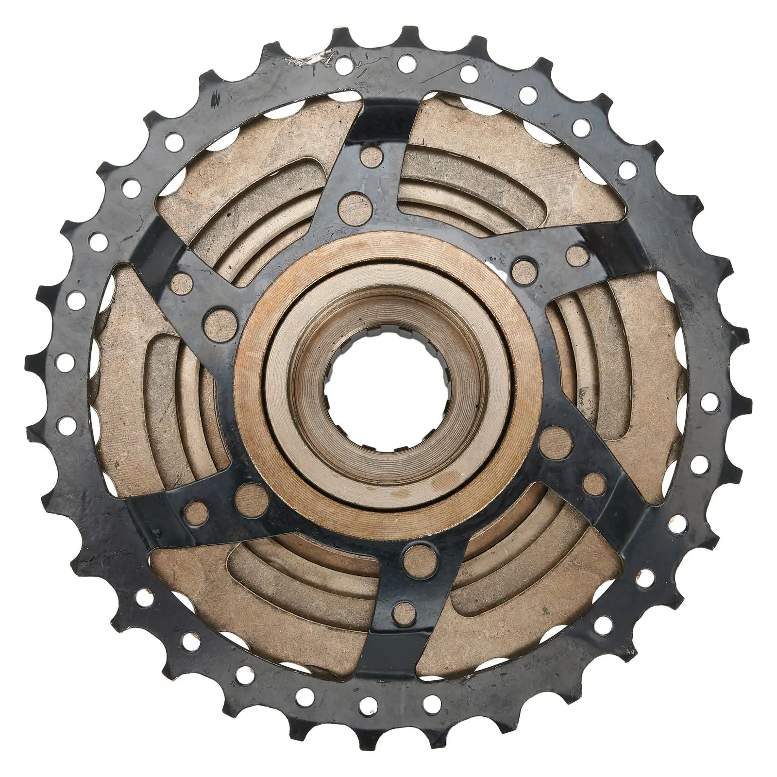 Фото Высококачественный велосипедный кассетный маховик для SRAM/Shiman0/Sunrace Gold, 9 скоростей, подходит для 32 зубцов, звездочка №5