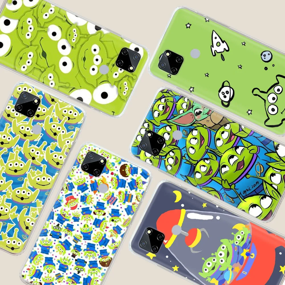 Чехол «История игрушек» Alien Cover для Samsung A15 A04s A23 M52 M33 A14 M23 M53 A54 M02S A34 A04 5G Прозрачный защитный чехол