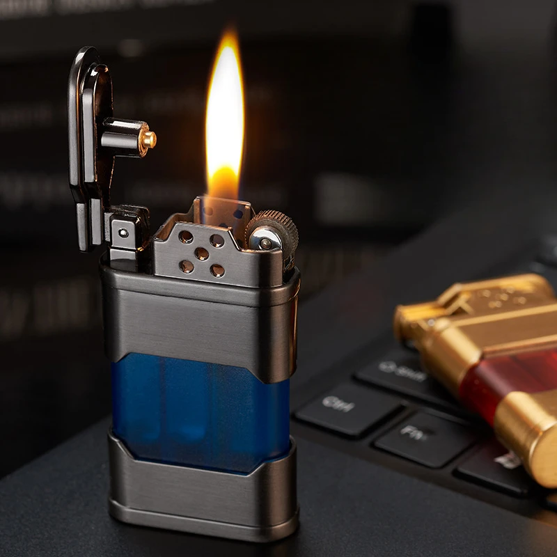 Аксессуары для сигарет, дыма, бутановая лампа, бензиновая зажигалка, редкий ретро шлифовальный круг, ветрозащитные зажигалки, крутой подарок для мужчин