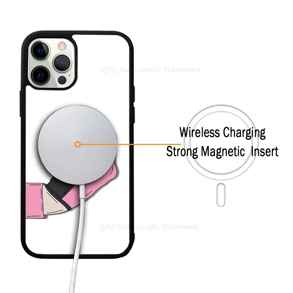 Фото Магнитный чехол для IPhone 15 14 13 Pro Max 11 12 Magsafe №3
