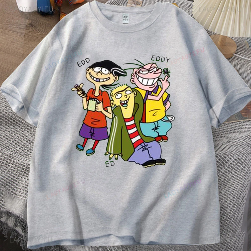 Ed, футболка Edd N Eddy Man Ed, футболка с принтом Edd N Eddy, новинка в стиле хип-хоп, простой стиль для любителей активного отдыха