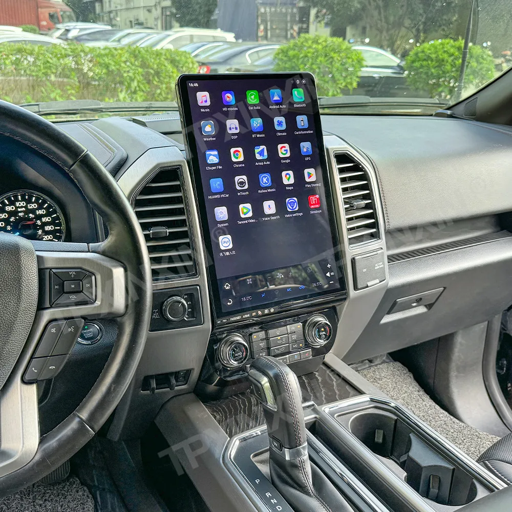 16,9-дюймовый сенсорный экран, авто Android 13, автомобильный радиоприемник Navi CarPlay для Ford F150 2015-2021 F-150, мультимедийный плеер, стерео головное устройство (art.: 3920cb71e7c21) - 3920cb71e7c21
