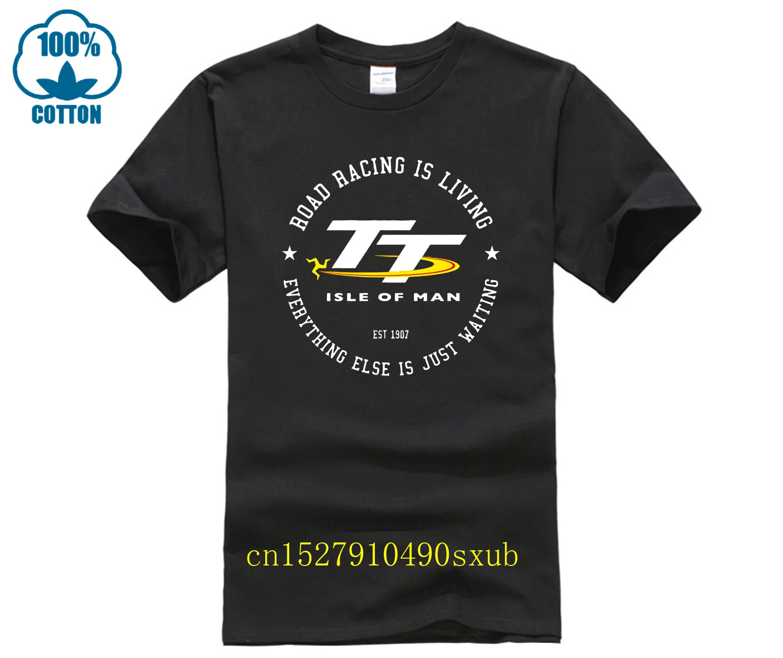 Официальная винтажная футболка Isle of Man TT Races, мужская и женская футболка из 100% хлопка с короткими рукавами
