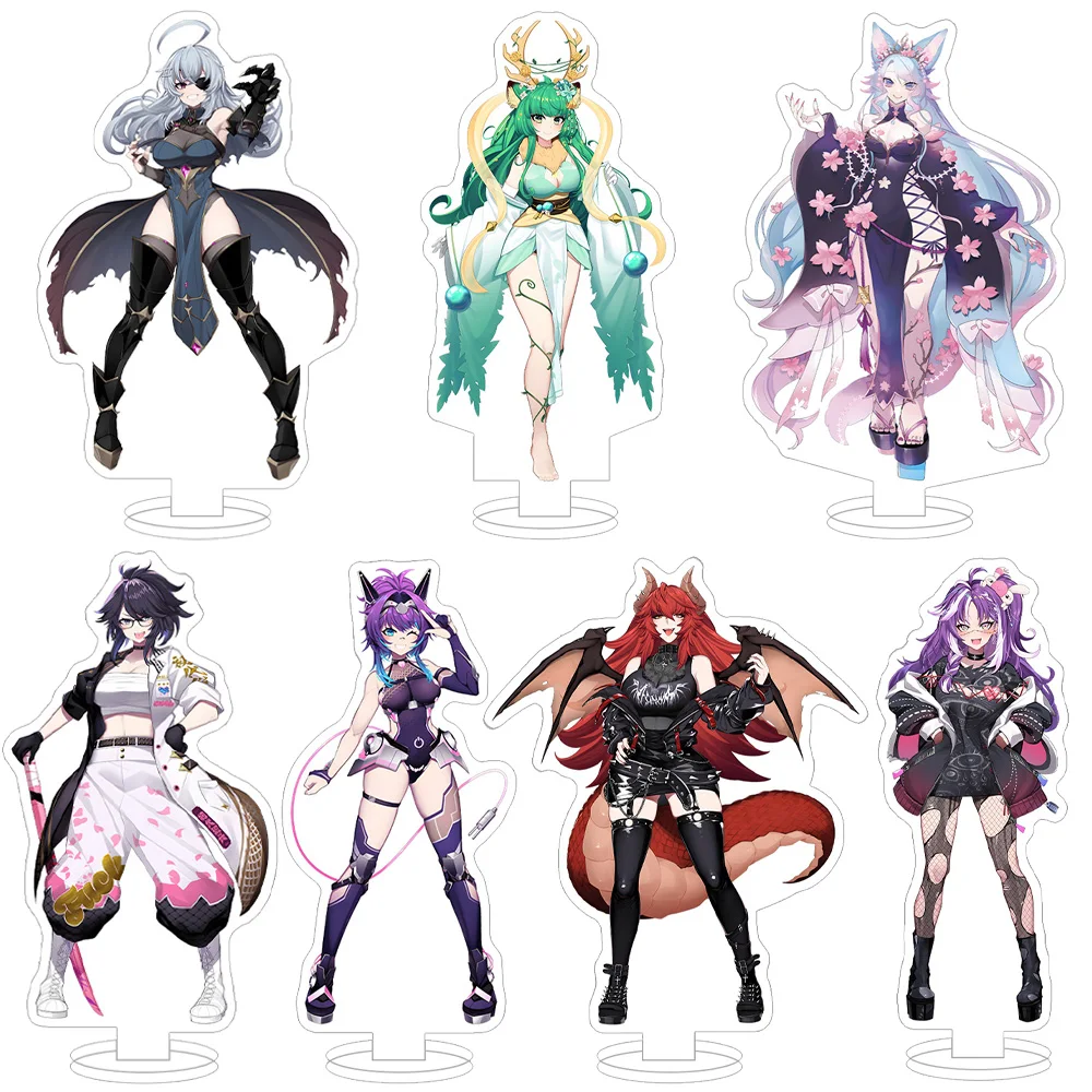 VTuber VShojo Michi Mochievee Matara Kan Apricot Kson Zentreya Projekt Melody GEEGA Ironmouse Акриловая подставка аниме Игрушка орнамент