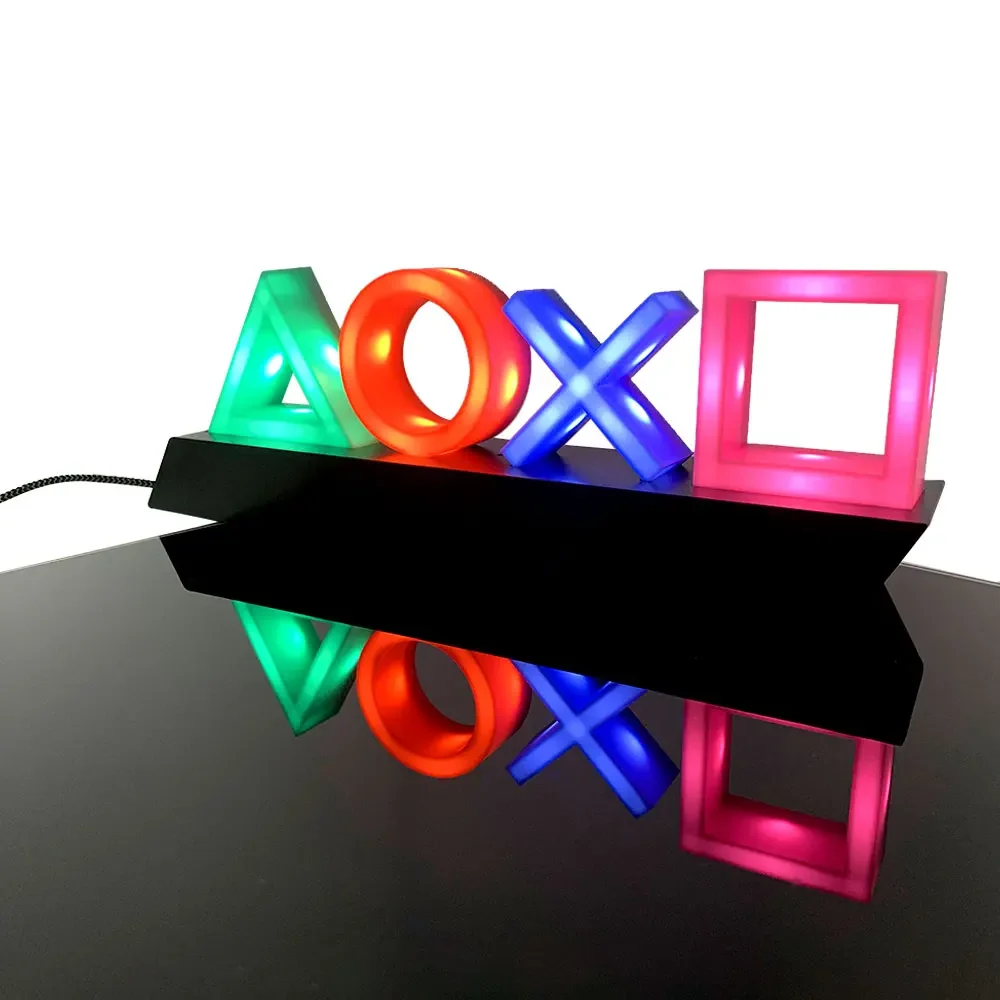 Фото Новая иконка с голосовым управлением для PS4, игровая неоновая подсветка для геймпада, Прямая поставка №2