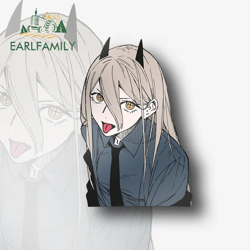EARLFAMILY 13 см x 8,6 см для Power аниме милые автомобильные наклейки холодильник мотоцикл наклейка RV JDM VAN забавная наклейка виниловый солнцезащитный