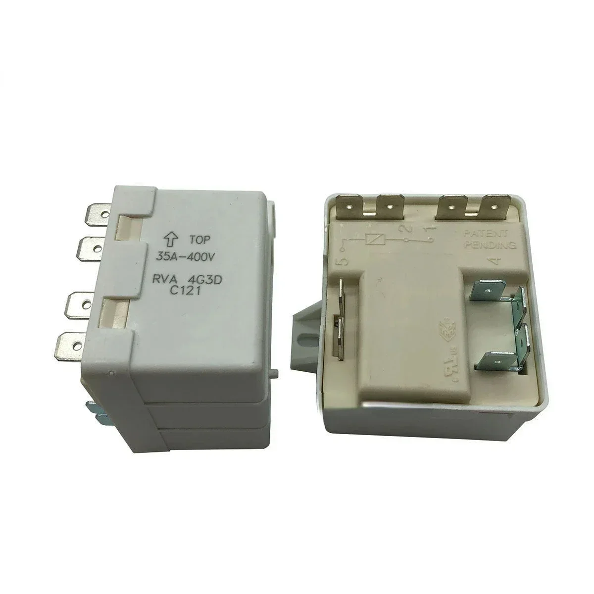 1 шт., запасные части для льдогенератора RVA 4G3D 35A-400V, реле компрессора, пусковое реле для льдогенератора, холодильника