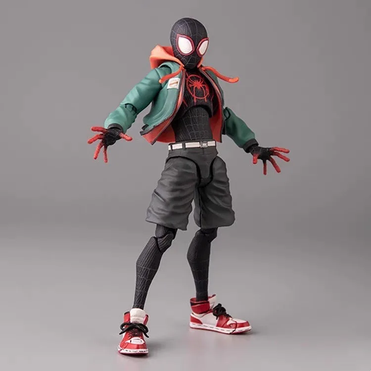 13 см Shf Фигурка Человека-паука из аниме майль Моралес Гвен Стейси Фигурки Человека-паука через паука модельные игрушки из ПВХ