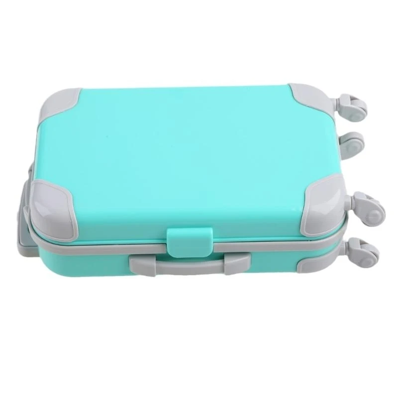 Фото Q0KB Mini Trolley False Dolls Travel Suitcase Упаковка для ресниц для ресниц Упаковка №5
