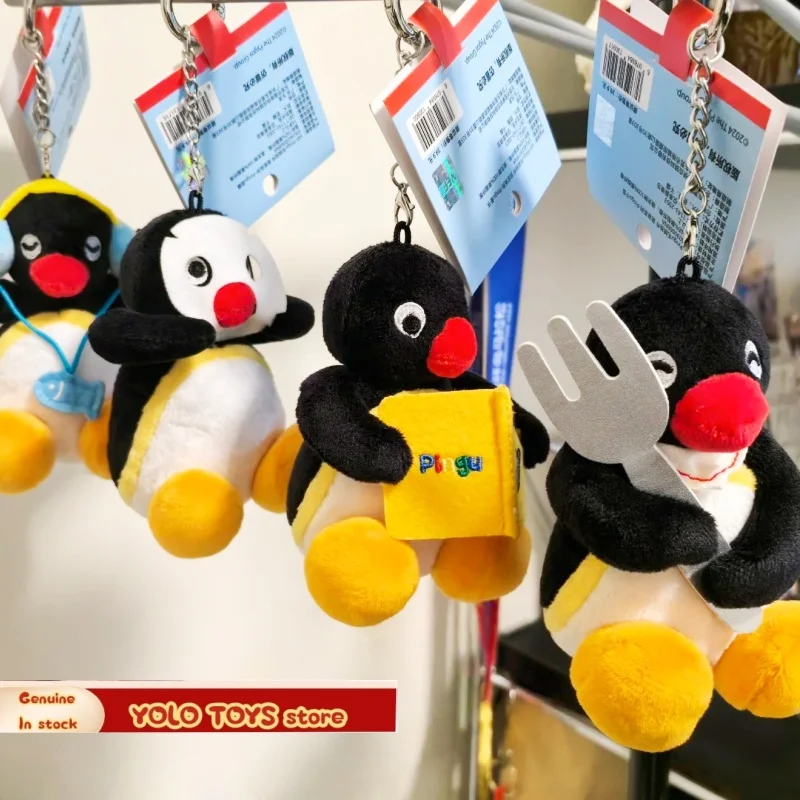 Фото Натуральная плюшевая подвеска Pingu, серия милых аксессуаров для кукол-пингвинов, подарок, милая девушка-пингвин, фестиваль, подарочный пакет, аксессуары, кулон №4