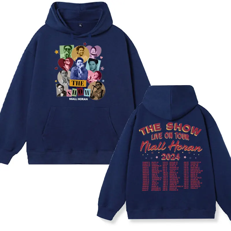 Фото Худи Niall Horan The Show Live on Tour 2024 мужские толстовки в стиле хип-хоп рок модные пуловеры большого размера унисекс на осень и зиму №3