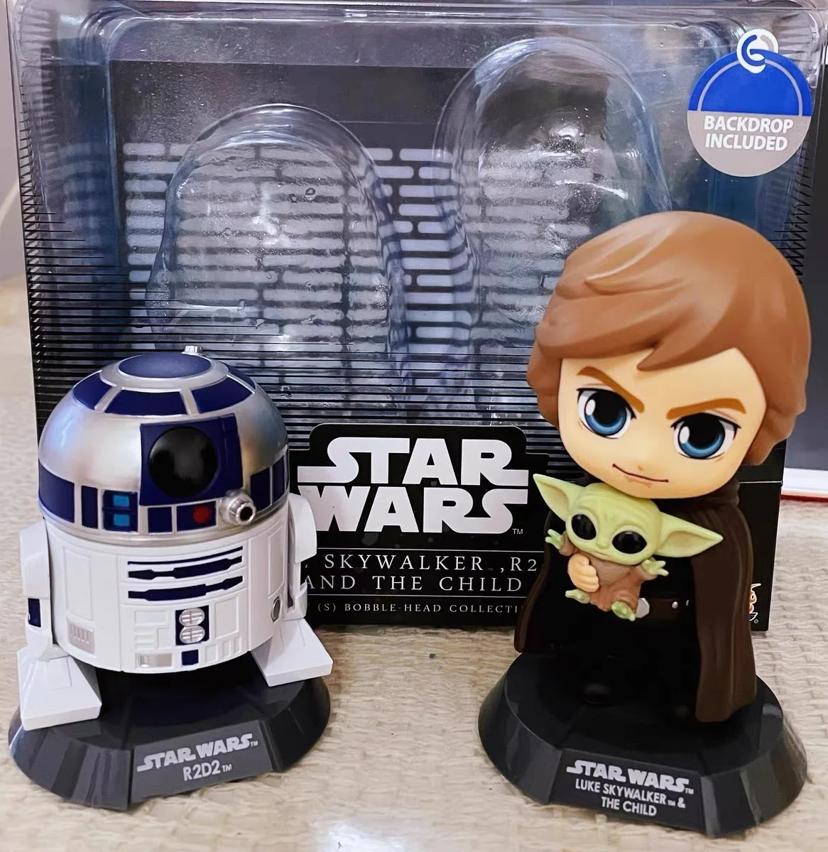 Оригинальные игрушки Hottoys Cosbaby Boba Fett Люк Скайуокер Ahsoka Tano Grogu Звездные войны модель Мандалора коллекционная игрушка подарок