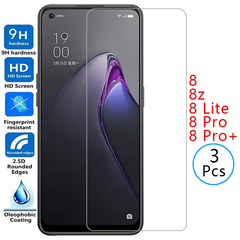 Защитное закаленное стекло для oppo reno 8 pro plus 8z lite, защитная пленка для экрана ОПО appo reno8 4g 5g z reno8z 8lite 8pro, пленка