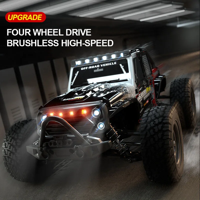 JTY Toys Wrangler RC Car 1:16 70 км/ч Бесщеточный пульт дистанционного управления Внедорожный скалолазание Грузовик Радиоуправляемые автомобили для взрослых
