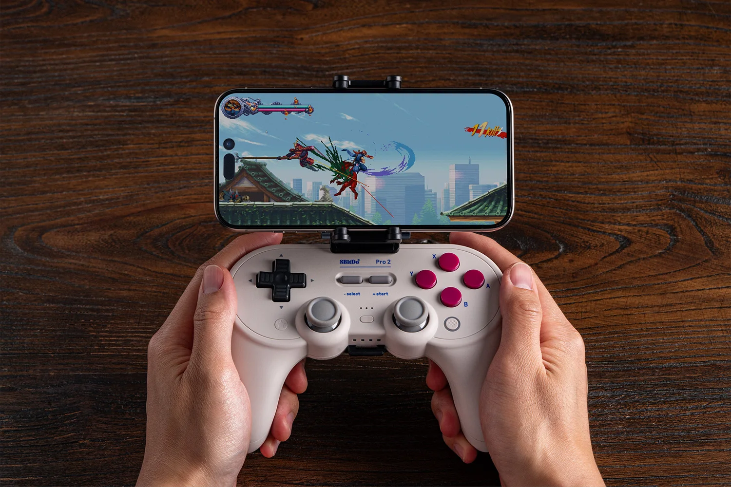 Фото Мобильный игровой зажим 8BitDo для контроллера Xbox и Xbox Elite для 8BitDo Pro 2, SN30 Pro, беспроводной геймпад Ultimate 2, геймпад №4