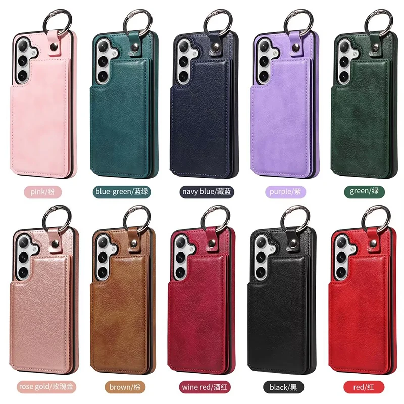 Кожаный Чехол-кошелек для Samsung Galaxy S21 FE S22 S23 Plus S24 Ultra A12 A13 A14 A15 A22 A23 A32 A33 A34 A52 A53 A54 A72 A73 (art.: 3920c4c0edd73) - 3920c4c0edd73