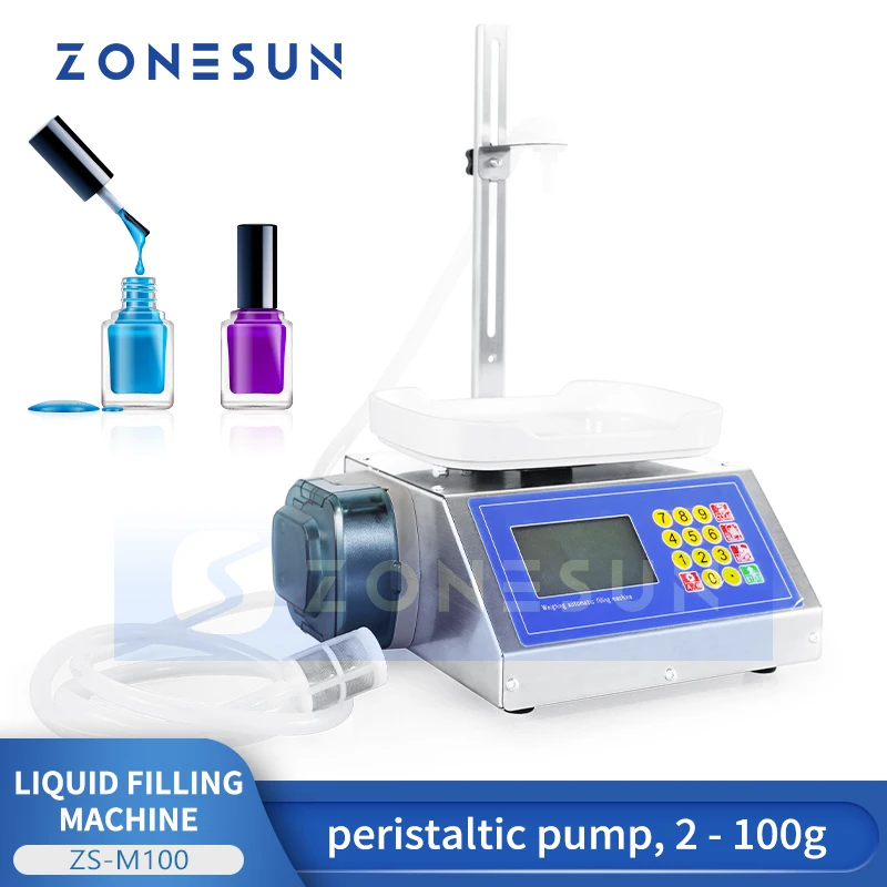 Полуавтоматическая машина для взвешивания жидкостей ZONESUN ZS-M100