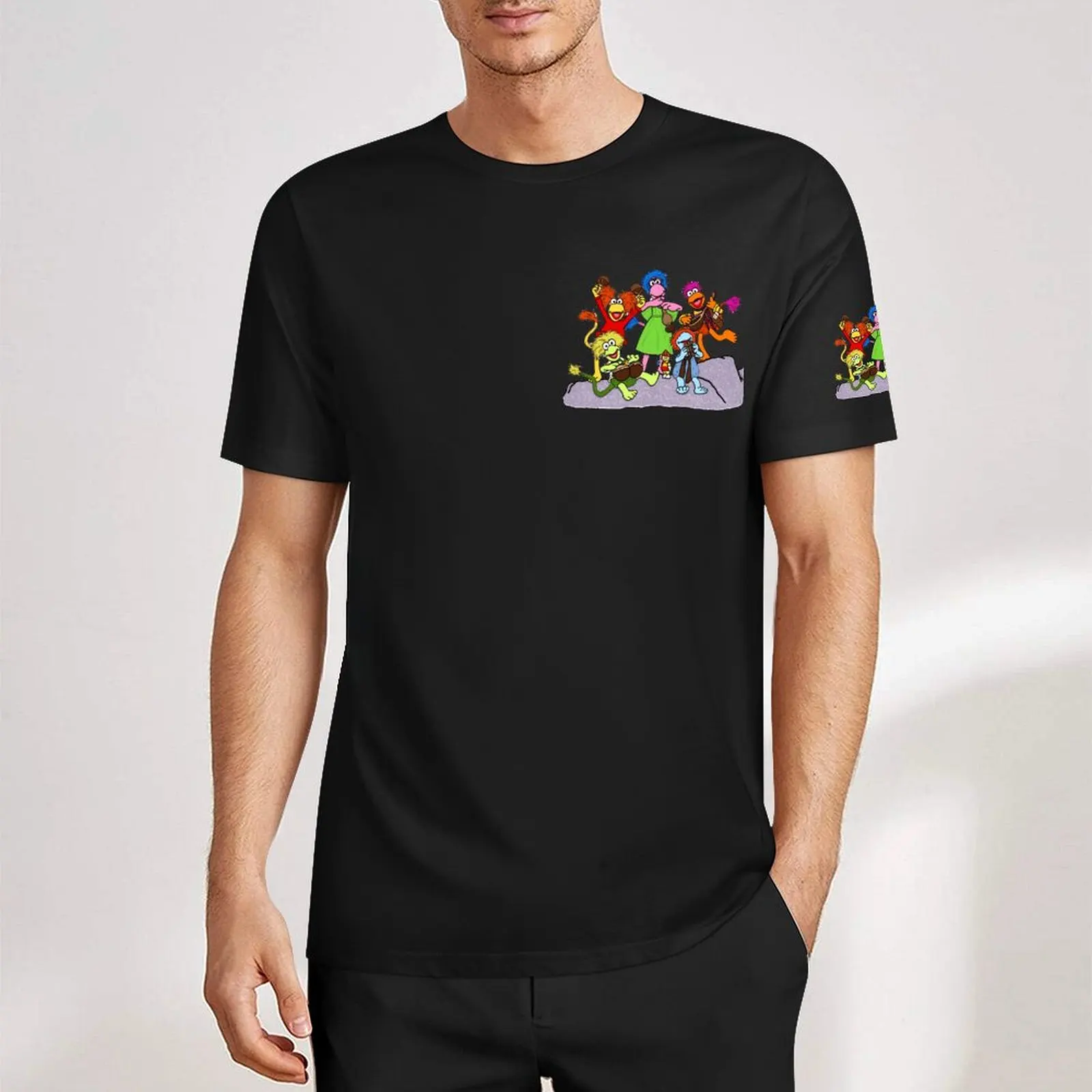 Фото Fraggle Rock Vintage For Sale Evangelio (8) Tees Novelty T-shirt Fresh  Move  Funny Novelty Fitness Eur Size №4