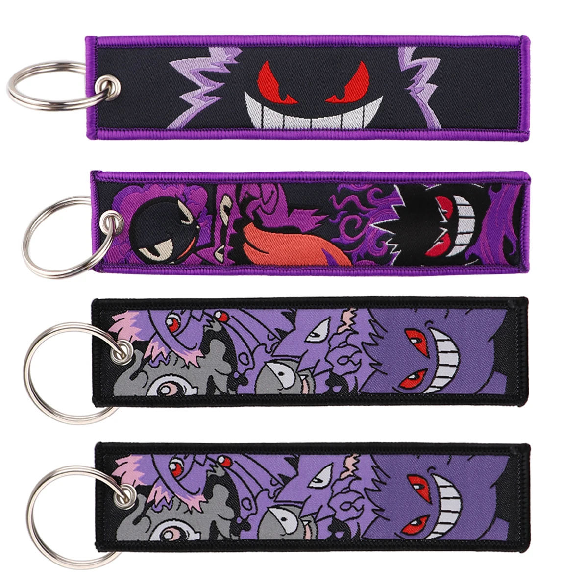Gengar милый брелок для ключей в стиле аниме для автомобиля, мотоцикла, держатель для ключей, брелок для женщин и мужчин, модные ювелирные аксессуары, подарки, 1 шт.