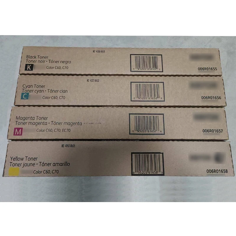 1 шт. C60 C70 оригинальный тонер-картридж для Xerox Color C 60 70 C60 C70 тонер-порошок