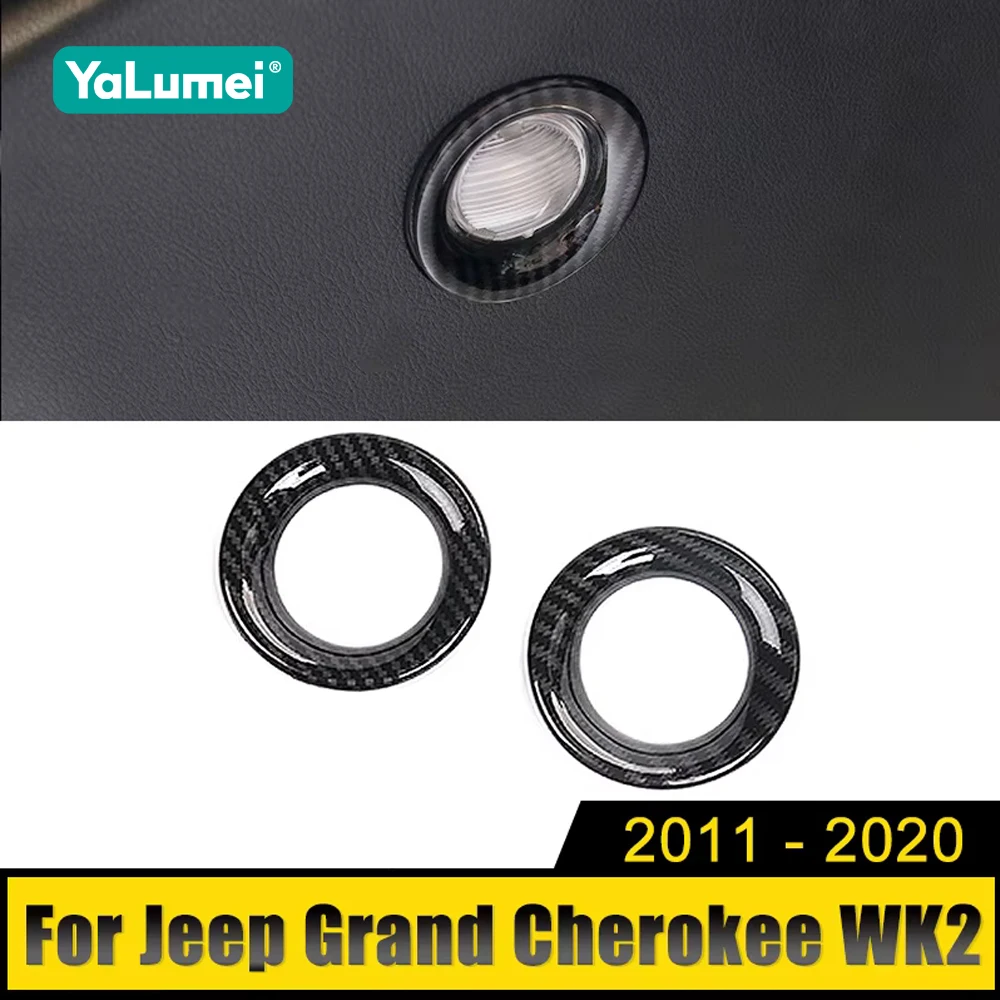Для Jeep Grand Cherokee WK2 2011 2012 2013 2014 2015 2016 2017 2018 2019 2020 Автомобильная яркая лампа для чтения задней двери, рамка лампы