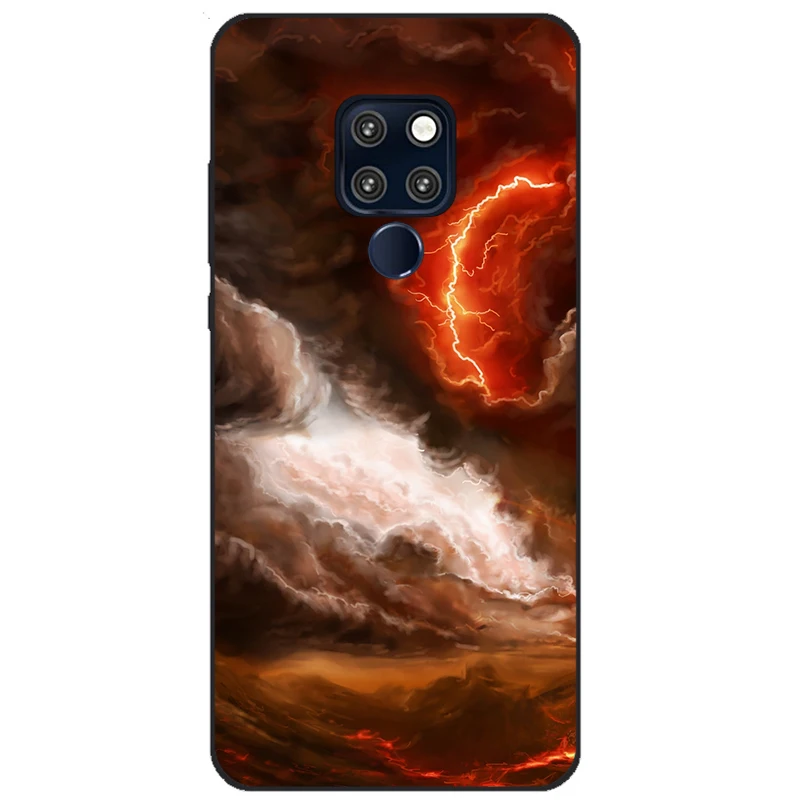 Фото Ударопрочный черный мягкий силиконовый чехол из ТПУ для Huawei Mate20/Mate 20 Pro, чехол для телефона Huawei Mate 20 Pro №3