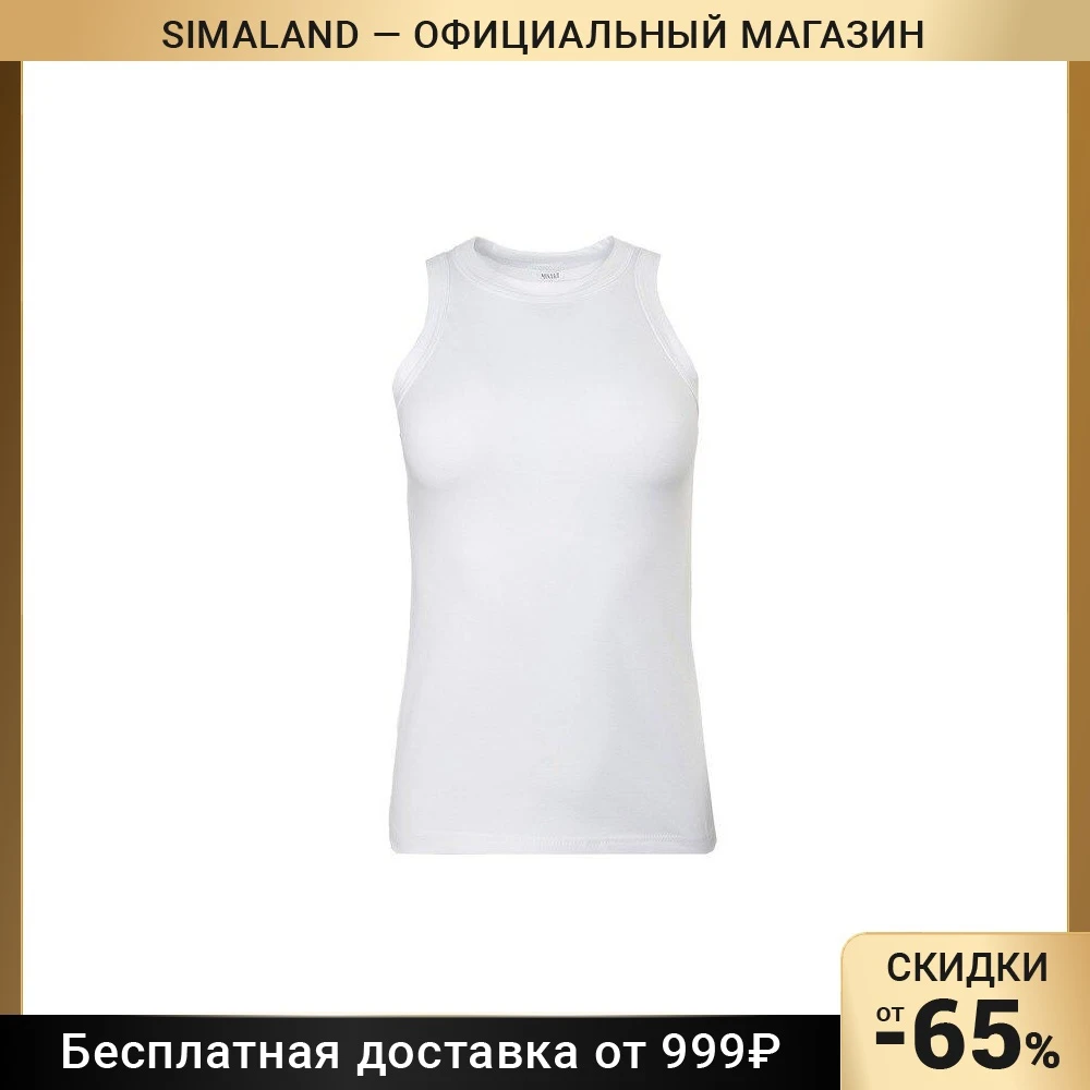 Майка женская MINAKU: Basic line цвет белый