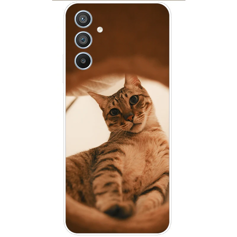 Фото Для Samsung A53 A52S чехлы с милым крутым сердцем Sampul Lukisan Kartun чехол Lembut Samsung Galaxy A 52 4G 5G A 52S 5G Funda №5