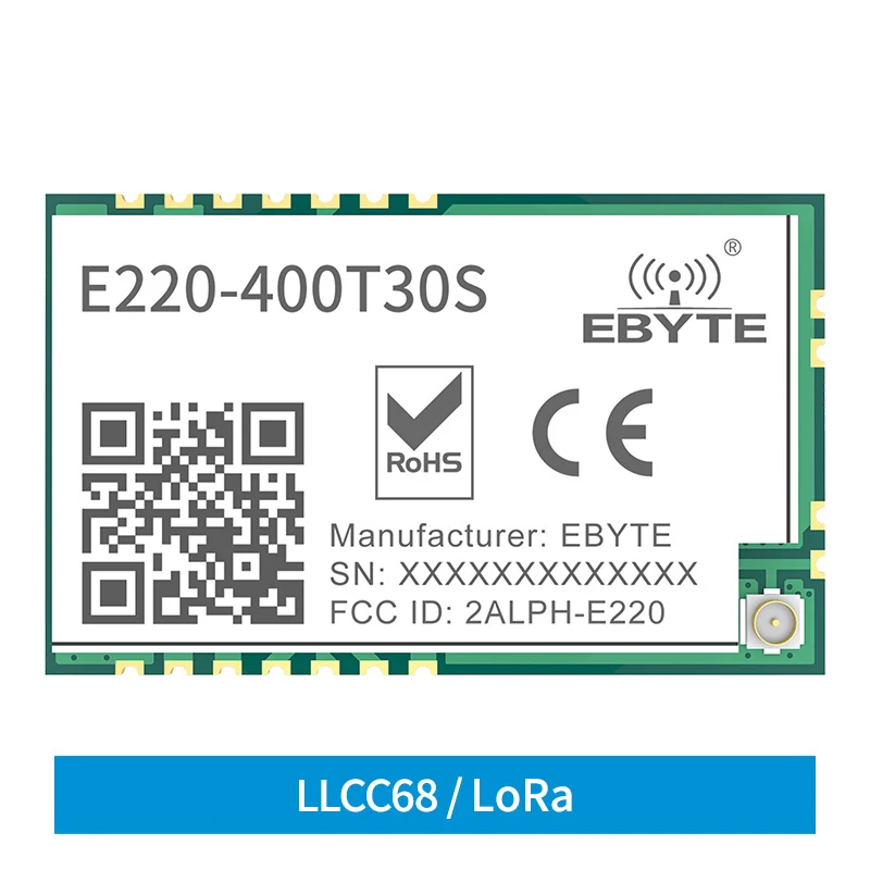 COJXU 5X LLCC68 433 ~ 477 МГц LoRa модуль 30dBm10Km беспроводной приемник дальнего действия для умного дома с RSSI WOR Watchdog