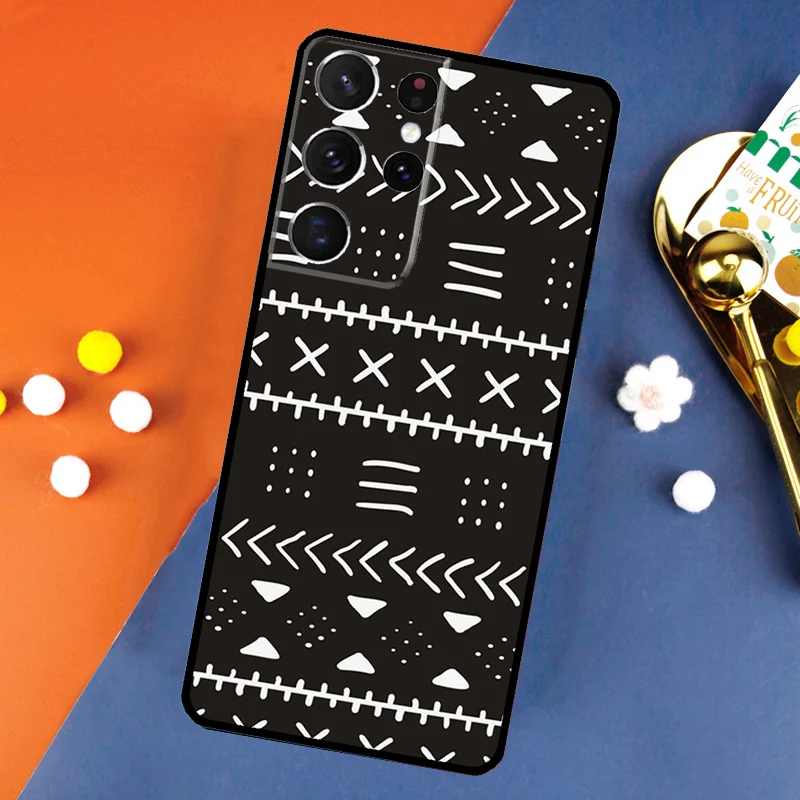 Мягкий чехол с африканским восковым принтом для Samsung Galaxy S22 Ultra S8 S9 S10 S20 FE S21 Plus S10e Note 20 Ultra Cover (art.: 3920bef68130e) - 3920bef68130e