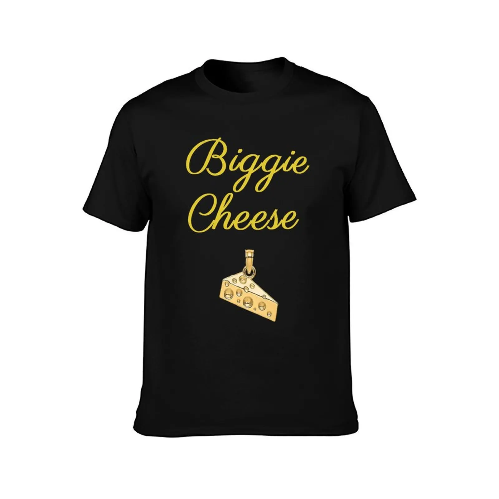 Фото Футболка Biggie Cheese le meilleur rappeur, футболки для мужчин, белые мужские футболки, футболка с рисунком №2