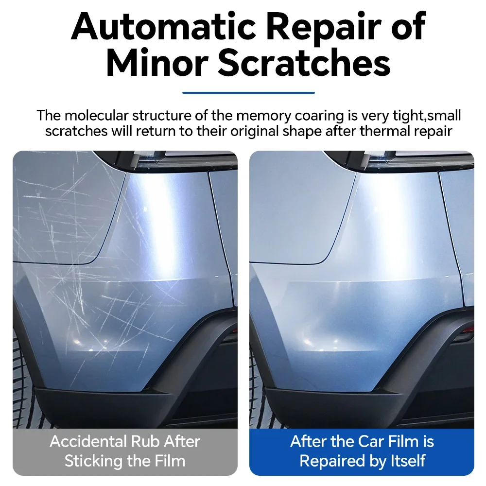 Фото Для Tesla Model Y Juniper Model y 2025 2026 Автомобильные фары RearView B Столеры Дверные ручки ТПУ Защитная пленка для краски Предварительно вырезанная PPF №2