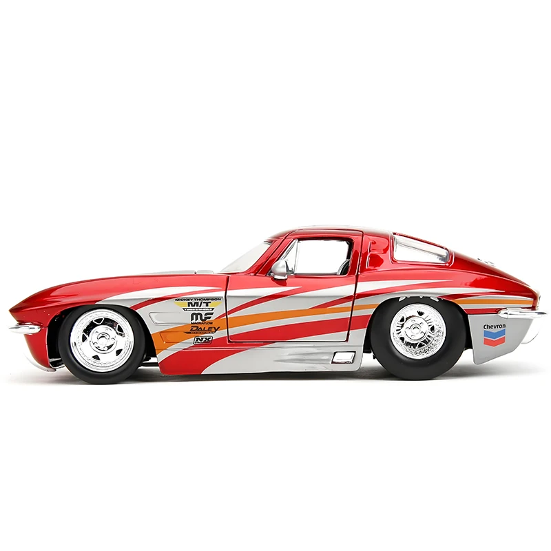JADA 1:24 CORVETTE STINGRAY 1963, легкосплавный автомобиль, литье под давлением и игрушечный транспорт, модель автомобиля, миниатюрная масштабная модель автомобиля для детей (art.: 3920cceae56e4) - 3920cceae56e4