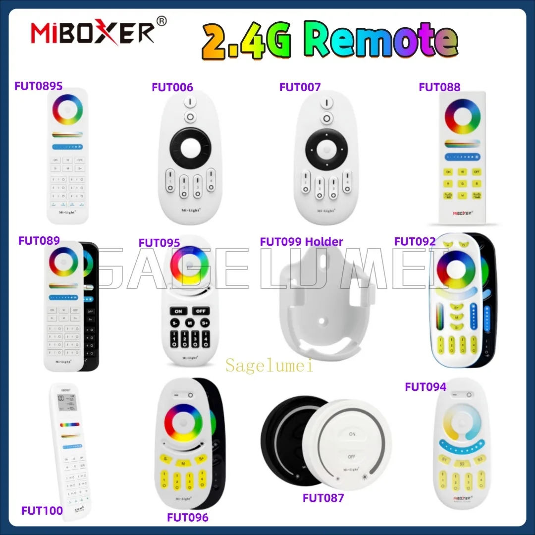 НОВЫЙ FUT089 FUT092 FUT088 FUT100 FUT006 4 6 8 100 зон MiBoxer 2,4G RF Пульт дистанционного управления беспроводным контроллером RGBCCT Светодиодная лампа (art.: 3920cec1ee3d8) - 3920cec1ee3d8