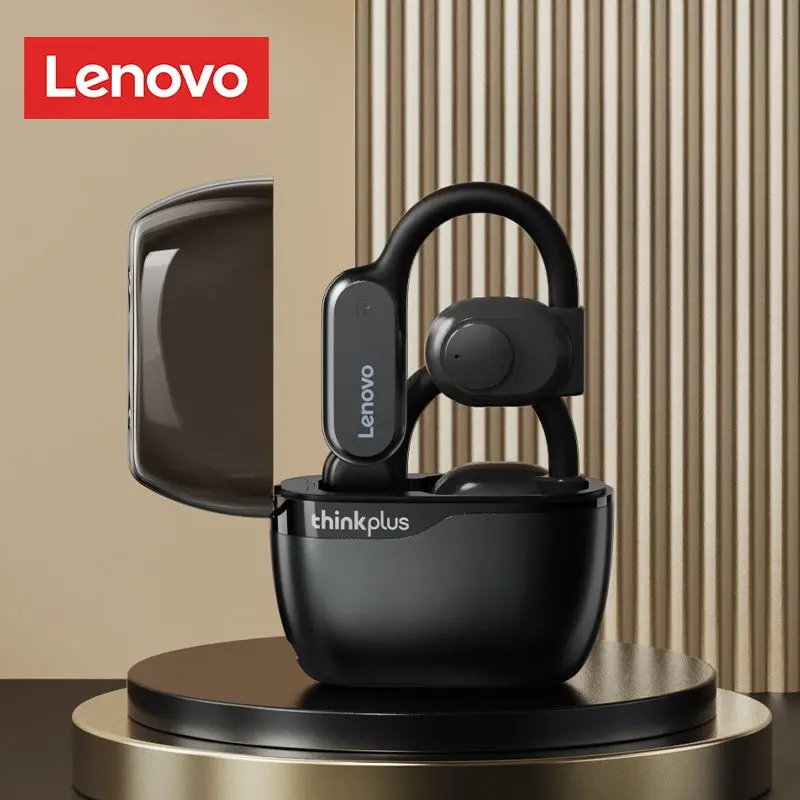Lenovo LP76 Bluetooth 5.3 Игровая гарнитура с низкой задержкой Hi-Fi стерео ушной крючок для мобильных телефонов и видеоигр
