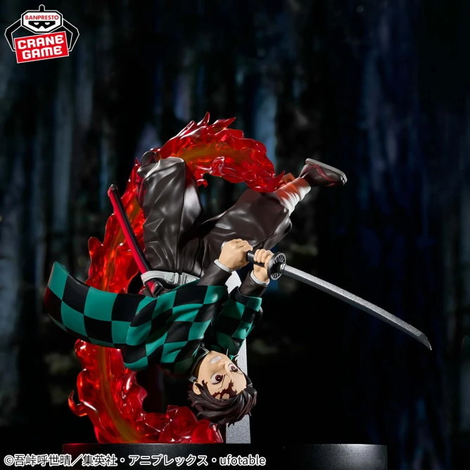 BANPRESTO оригинальная фигурка VIBRATION STARS Demon Slayer Tanjiro Kamado 15 см, модель персонажа, игрушка, подарочная коллекция