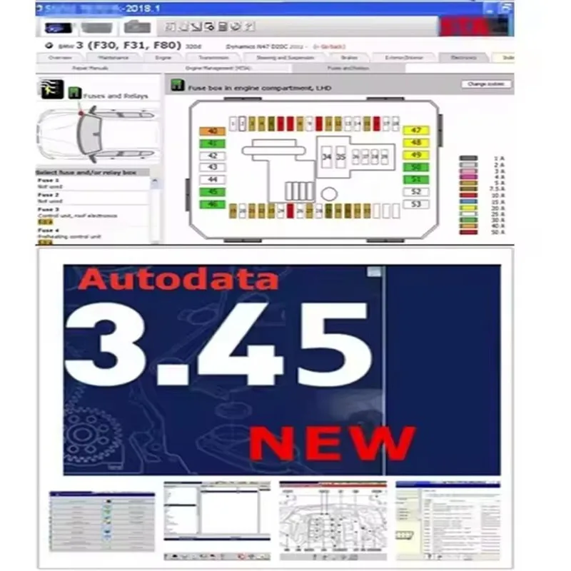Фото Лидер продаж, последнее автомобильное программное обеспечение AutoData 3,45 + яркие данные мастерской Atris-Stakis Technik 2018,01 В, многоязычный, польский, испанский №5