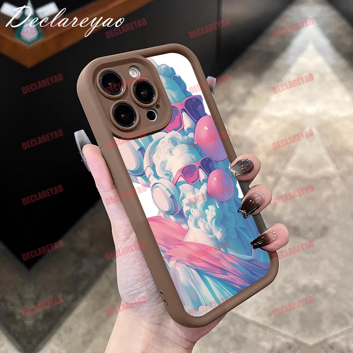 Фото DECLAREYAO Матовый ТПУ Мягкие легкие тонкие чехлы для Realme 20 Pro 30 P1 50A Note C21Y 8 N55 N65 C12 Narzo Plus Чехлы противоударные №2