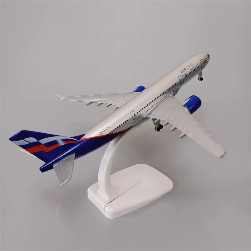 Фото 20 см Россия Air Aeroflot Русский A330 Airbus 330 Airways Airlines Металлический сплав Модель самолета с шасси №5