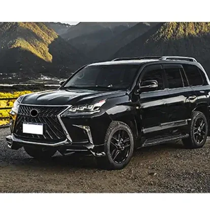 Фото Заводской обновленный комплект кузова LX570 для Lexus 570 2008-2015–2016 LX570, детали для преобразования модели, аксессуары для фар бампера №2