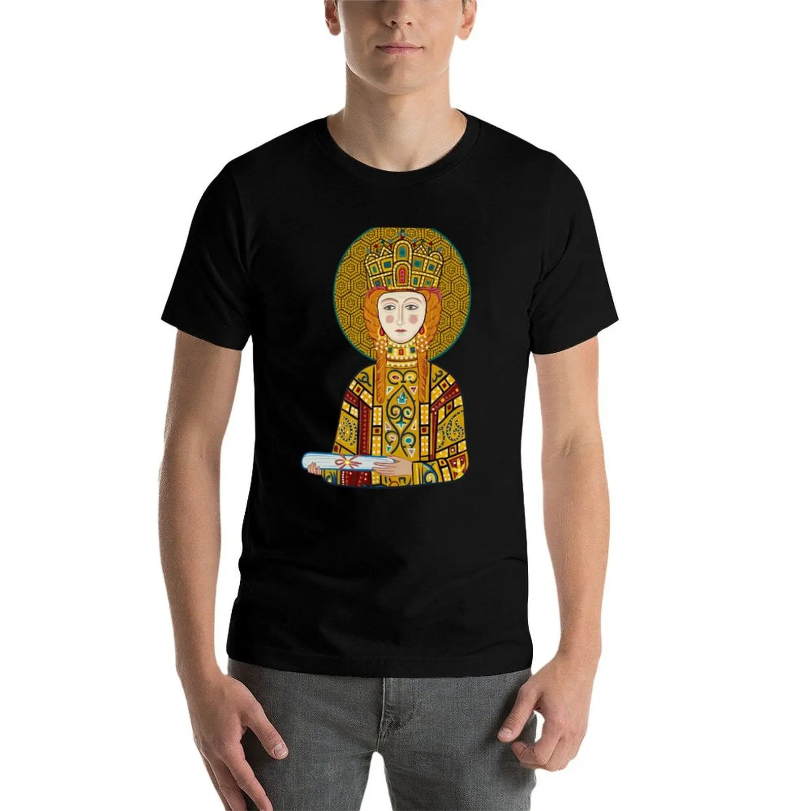 Фото Футболка Empress Eirene, мужские футболки с рисунком, мужские футболки, высококачественная футболка люксового бренда №4