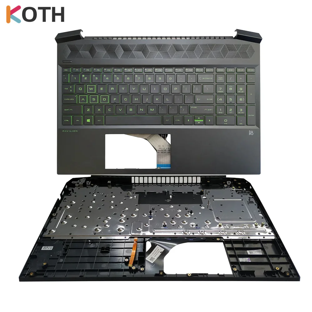 Новинка для HP Pavilion 15-EC, зеленые клавиши с подсветкой, клавиатура с упором для рук в США L72597-001 (art.: 3920cfcebdfac) - 3920cfcebdfac