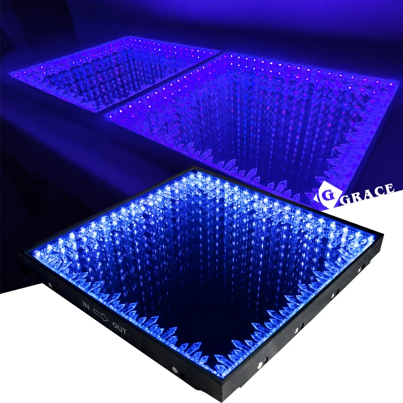 Фото Igracelite Crystal 3D светодиодный танцпол IP55 Крытый водонепроницаемый RGB 3 в 1, танцевальный пол, магнитный №3