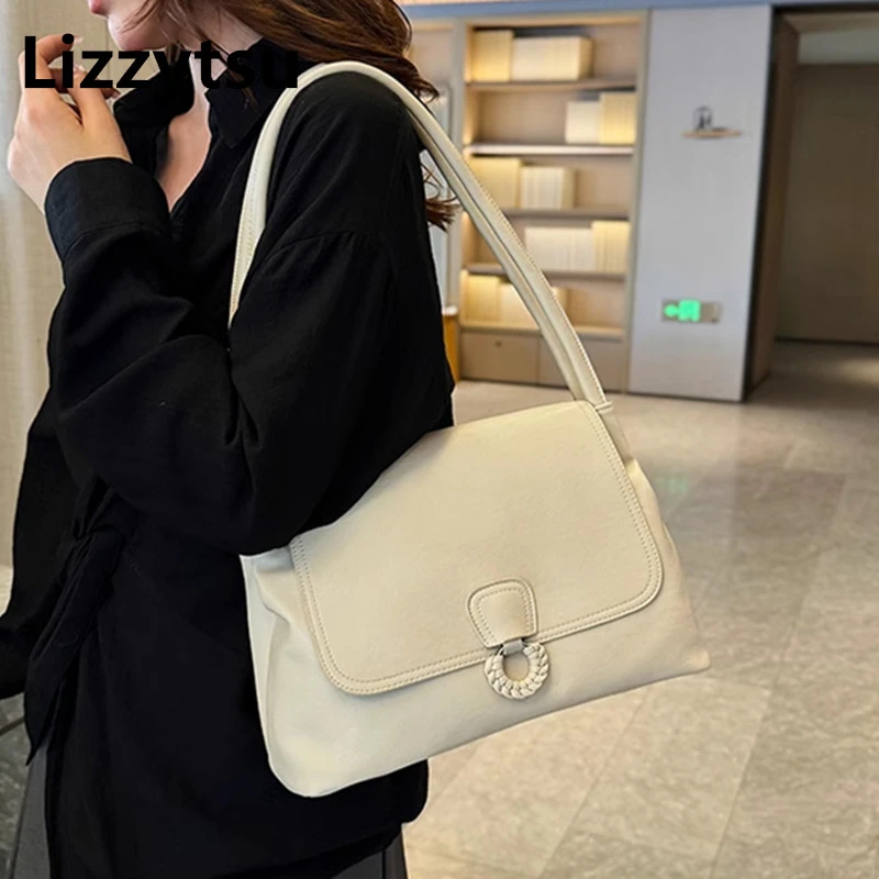 Lizzytsu элегантный дизайн, роскошные квадратные сумки, винтажная корейская повседневная сумка на плечо, женские сумки Easymatch Streetwear в стиле Харадзюку