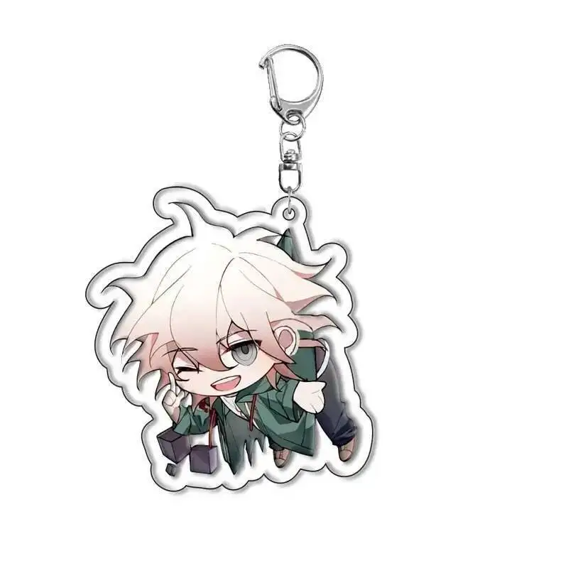 Фото Danganronpa брелок Kokichi Oma Nanami Chiaki косплей аниме фигурки акриловый брелок для ключей аксессуары для рюкзака №5