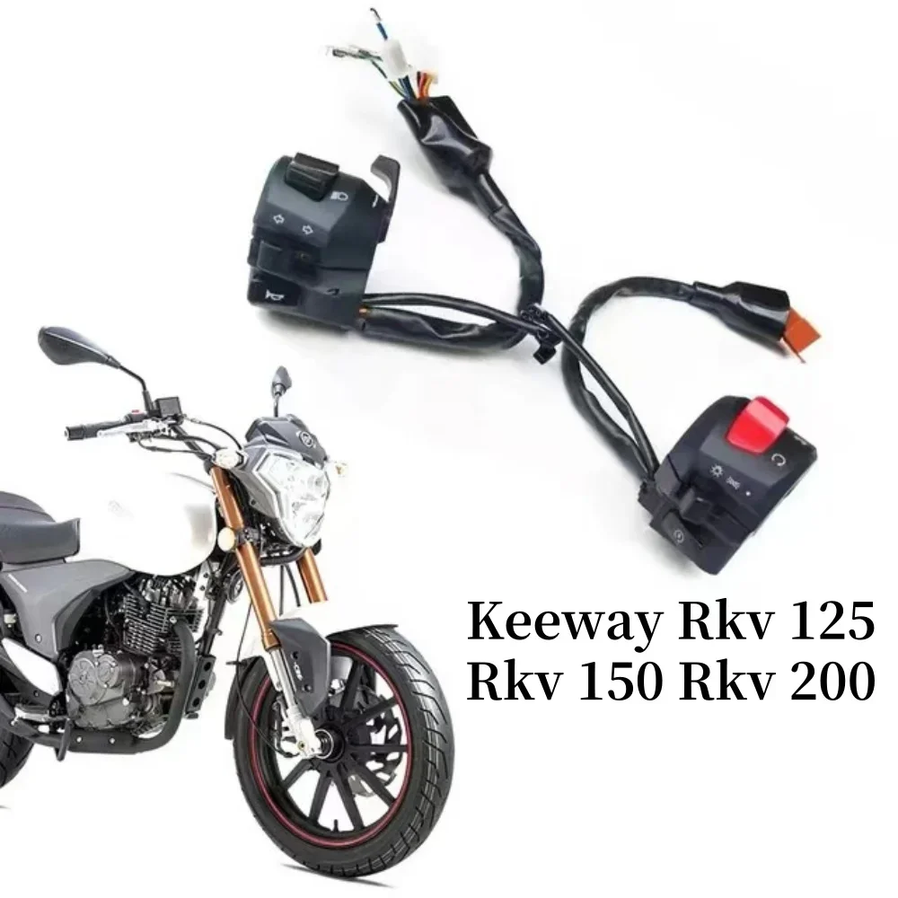 Новый мотоцикл подходит для Keeway Rkv 125 Rkv 150 Rkv 200, переключатель указателя поворота на руле для Keeway Rkv125/Rkv150/Rkv200