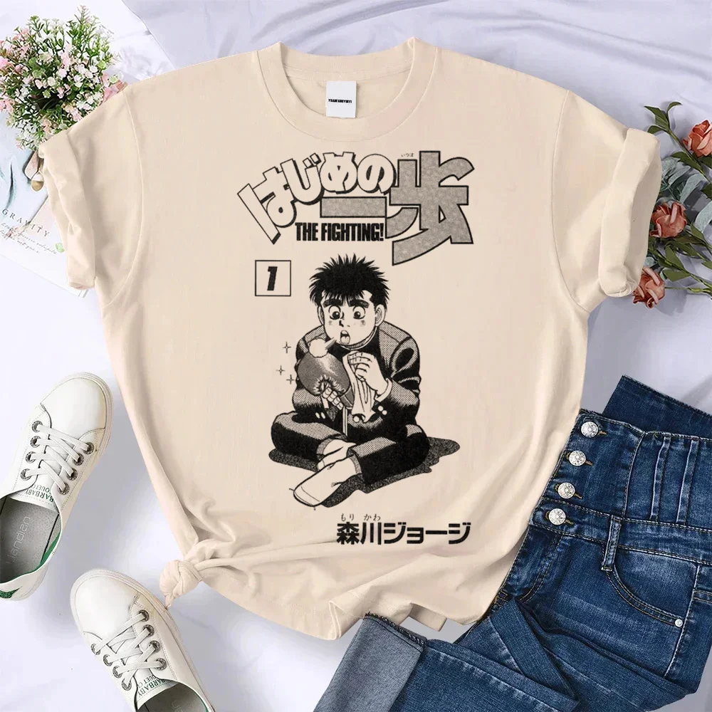 Kbg Hajime No Ippo Kaus футболка женская модная аниме 2000-х поп-культура футболка цифровая готическая графика каваи гранж корейская одежда