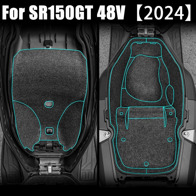Фото Для VOGE SR150GT 48 В SR150GT мотоцикла, грузовая подкладка на заднее сиденье, ящик для хранения, ведро для сиденья, подушка, аксессуары для мотоциклов №5