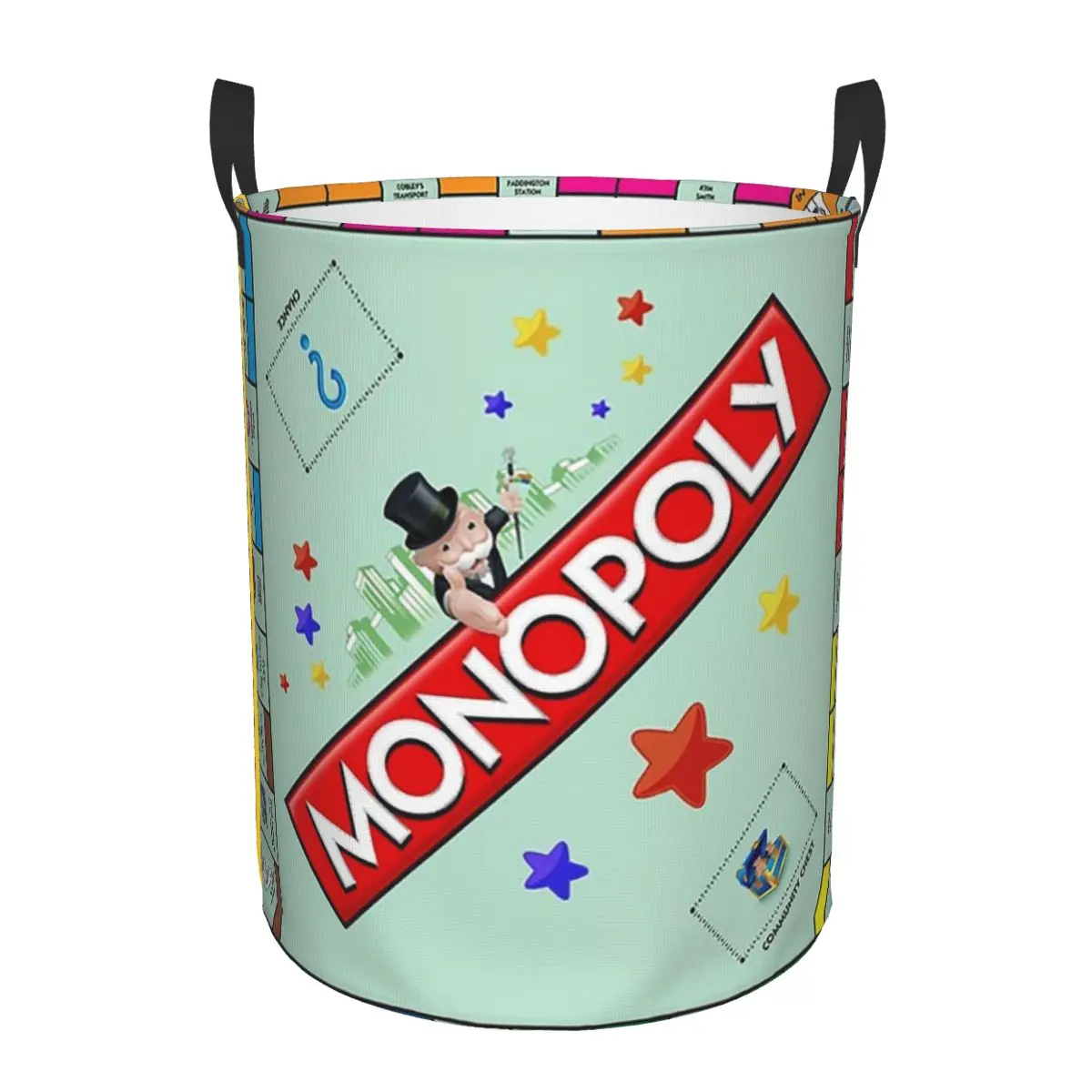 Настольная игра Monopoly, классические складные корзины для белья, грязная одежда, игрушки, корзина для хранения мелочей, большая водонепроницаемая коробка для дома и ребенка